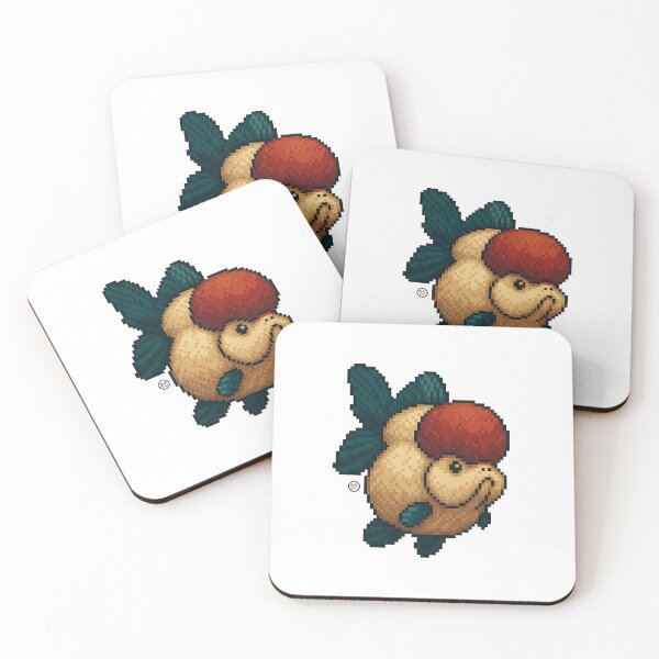 Item preview, Goldfish - Oranda Red Cap- Pixel Art - 8bit graphics 16bit graphics - Retro Fish Art designed and sold by Kabuji Store.
