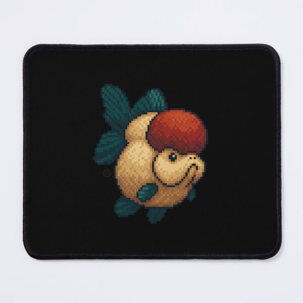 Item preview, Goldfish - Oranda Red Cap- Pixel Art - 8bit graphics 16bit graphics - Retro Fish Art designed and sold by Kabuji Store.