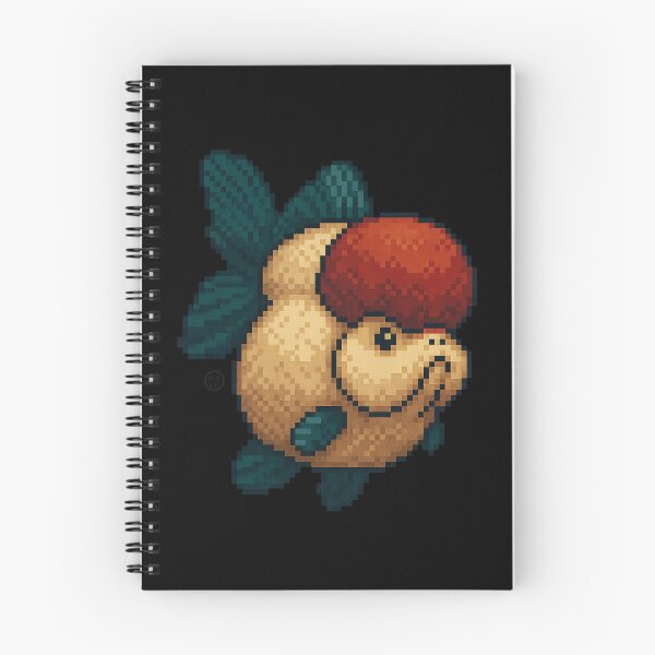 Item preview, Goldfish - Oranda Red Cap- Pixel Art - 8bit graphics 16bit graphics - Retro Fish Art designed and sold by Kabuji Store.