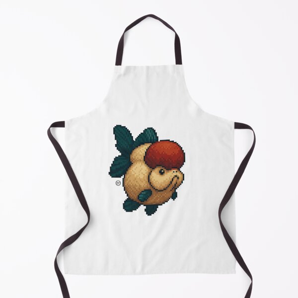 Item preview, Goldfish - Oranda Red Cap- Pixel Art - 8bit graphics 16bit graphics - Retro Fish Art designed and sold by Kabuji Store.