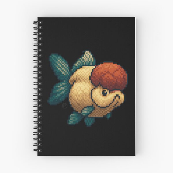 Item preview, Goldfish - Oranda Red Cap- Pixel Art - 8bit graphics 16bit graphics - Retro Fish Art designed and sold by Kabuji Store.