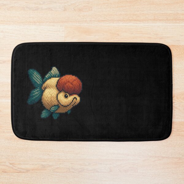 Item preview, Goldfish - Oranda Red Cap- Pixel Art - 8bit graphics 16bit graphics - Retro Fish Art designed and sold by Kabuji Store.