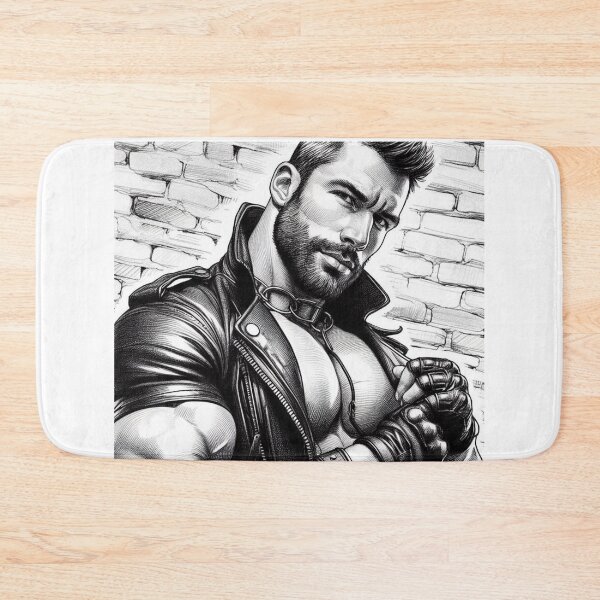 Item preview, 1980's Gay Berlin Strong & Silent Leather Bar Pride Graphic Design designed and sold by ItsAKinkThing.
