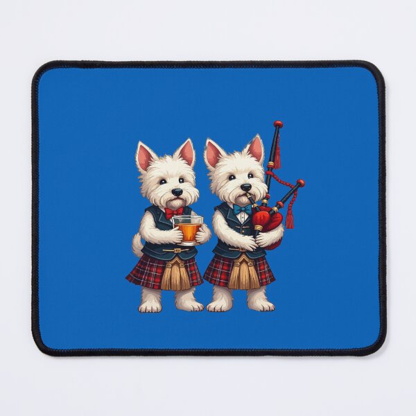 Item preview, Burns Supper West Highland Terrier Bagpiper And Usher designed and sold by taiche.