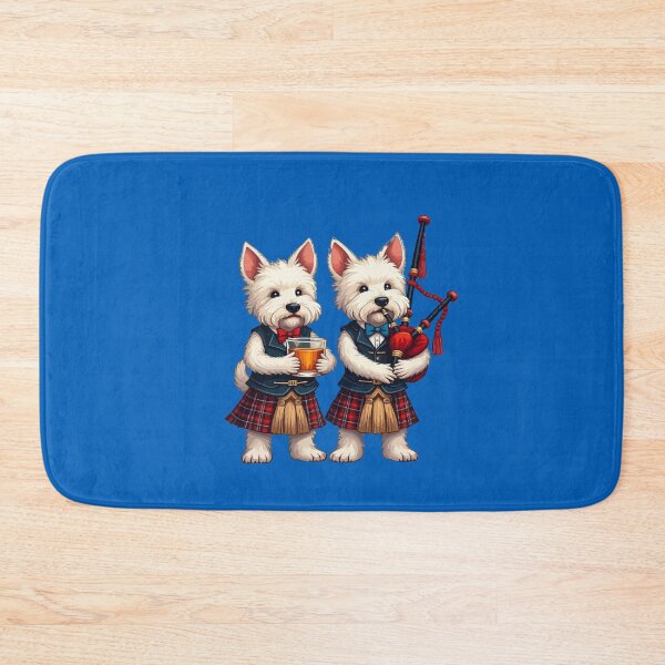 Item preview, Burns Supper West Highland Terrier Bagpiper And Usher designed and sold by taiche.