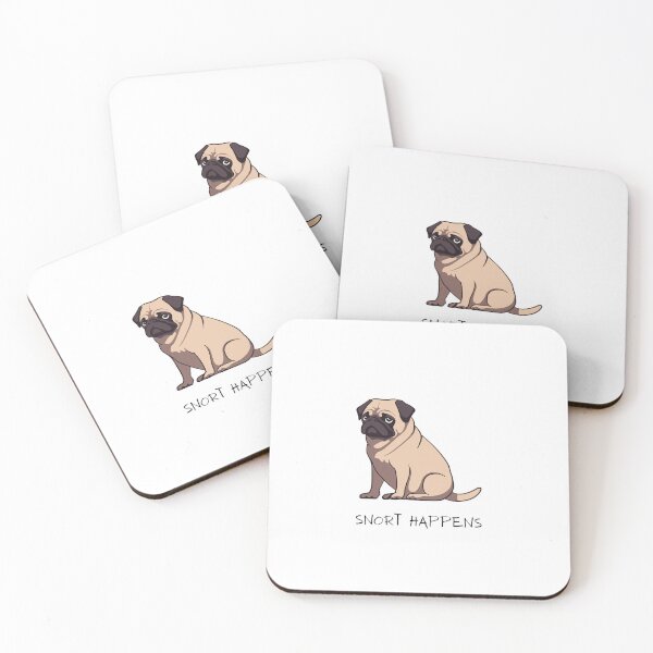 Item preview, Snort Happens | Pug Life  designed and sold by Wild Sacred Soul.