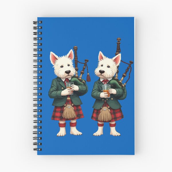 Item preview, Burns Supper West Highland Terrier Bagpipers designed and sold by taiche.