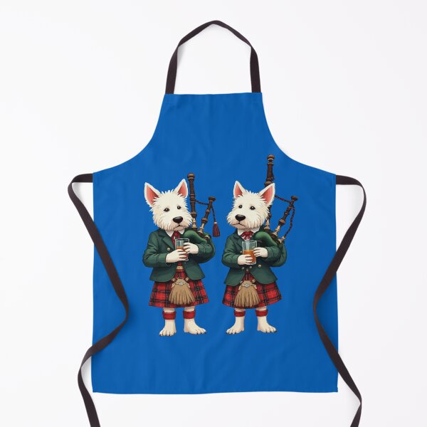 Item preview, Burns Supper West Highland Terrier Bagpipers designed and sold by taiche.