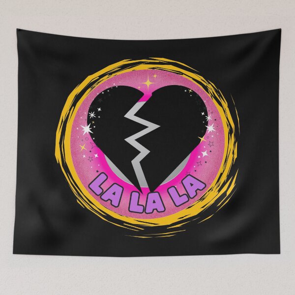 Item preview, La La La Broken Heart Design – Bold Pop Style Love Graphic designed and sold by larissa-myrie.