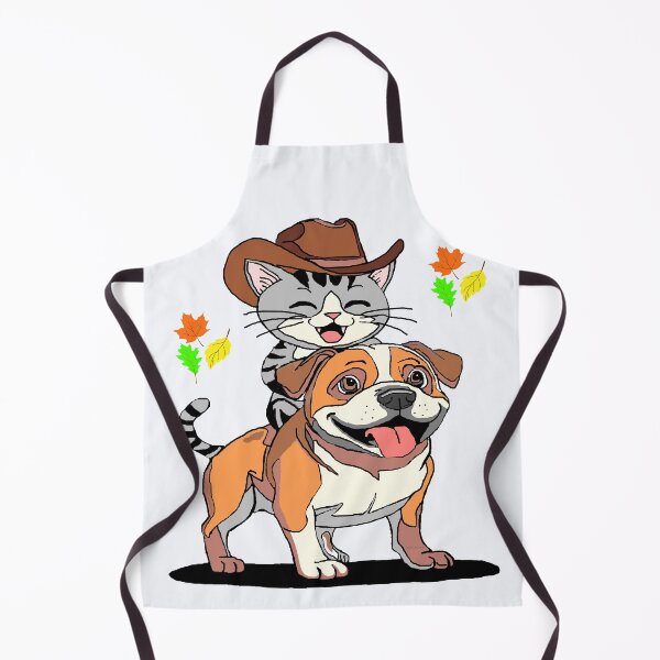 Item preview, Cowboy Cat Rides Dog designed and sold by kristalcurt.