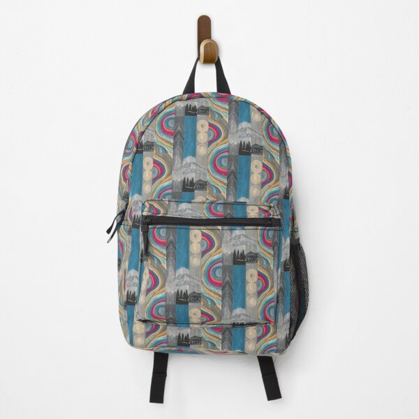 Item preview, Modern artistic collage with mountain landscape and wood. designed and sold by Piotrek0001.