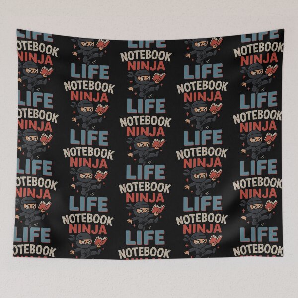 Item preview, Notebook Ninja Life - Study Stealth designed and sold by Taans-Creation.
