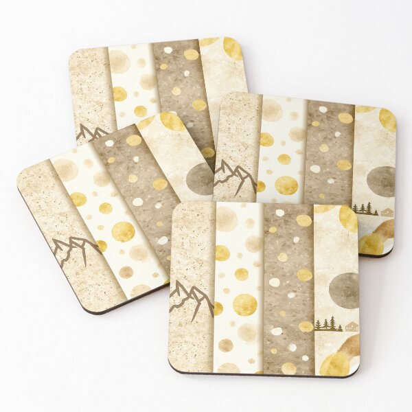 Item preview, Wood grain textures in a modern nature collage. designed and sold by Piotrek0001.