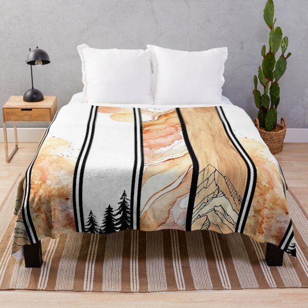 Item preview, Forest cabin retreat within an abstract nature collage. designed and sold by Piotrek0001.