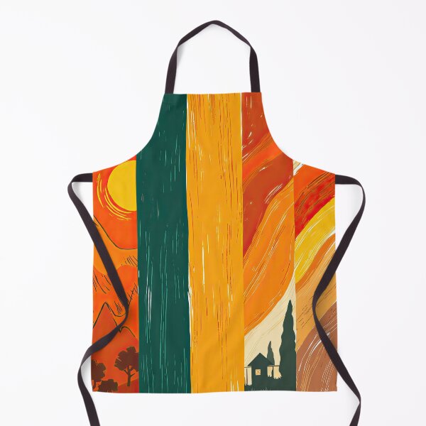 Item preview, Abstract cabin in the woods with colorful patterns. designed and sold by Piotrek0001.