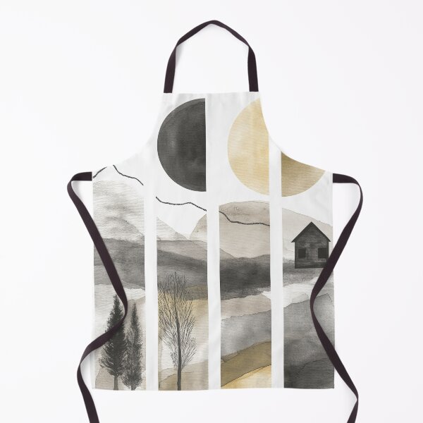 Item preview, Abstract mountain landscape in a modern artistic collage. designed and sold by Piotrek0001.