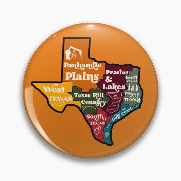 Item preview, Texas Regional Map designed and sold by Canyon Moon Shop.