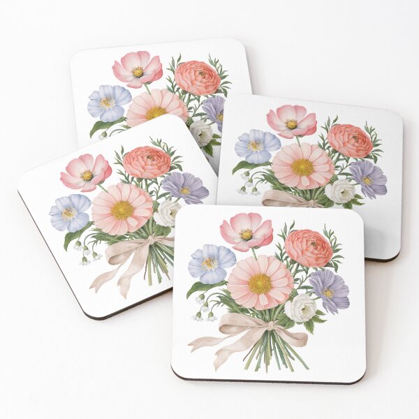 Item preview, Spring Watercolor Floral Bouquets  designed and sold by Bloomie Studio.