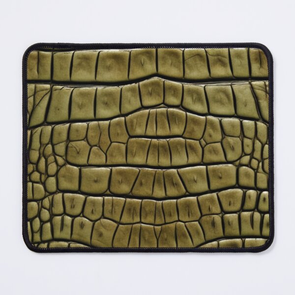 Item preview, Luxury Crocodile Skin Texture Pattern – Olive Green designed and sold by Josinta.