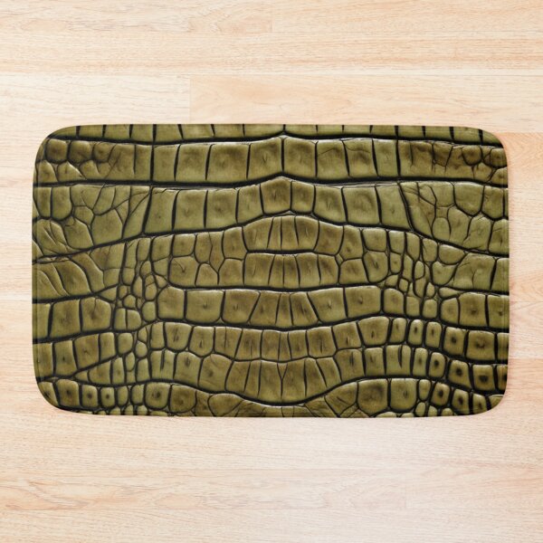 Item preview, Luxury Crocodile Skin Texture Pattern – Olive Green designed and sold by Josinta.