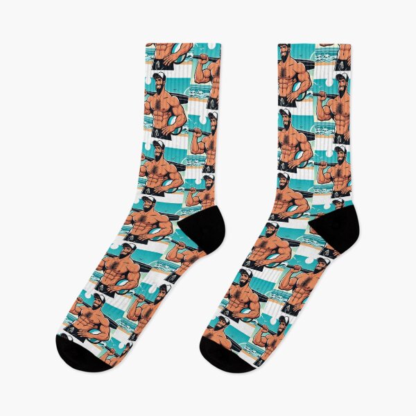 Item preview, Dark, Tall Summer Fun Muscle Bear Power LGBTQ Gay Pride Graphic Design designed and sold by ItsAKinkThing.