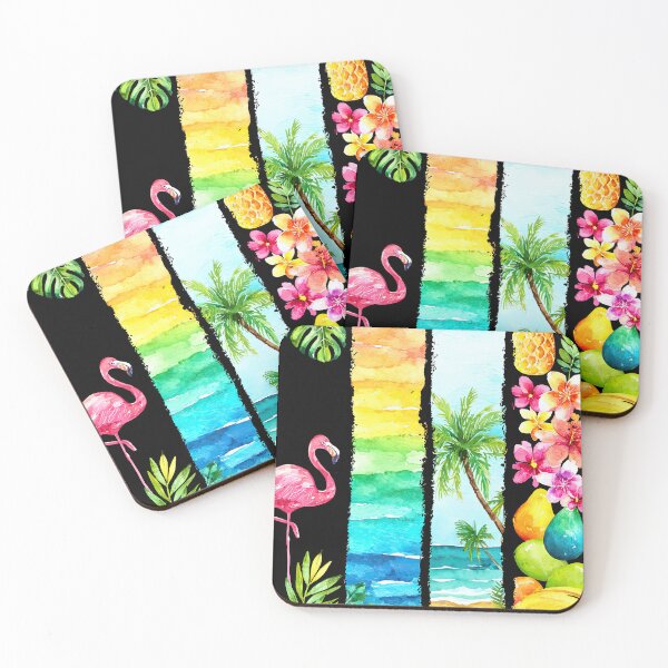 Item preview, Four panels of a bright and summery paradise. designed and sold by Piotrek0001.