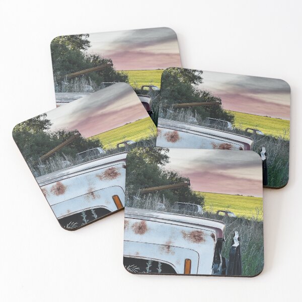Item preview, Rust and Wildflowers – Abandoned Truck on the Prairie designed and sold by teach92.