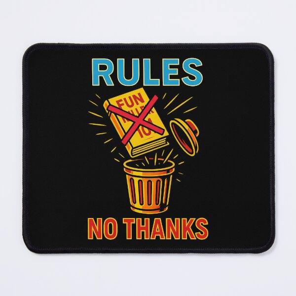 Item preview, Rules No Thanks - Fun Rebel Energy designed and sold by Taans-Creation.