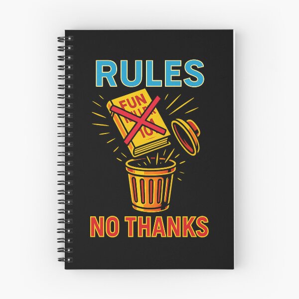 Item preview, Rules No Thanks - Fun Rebel Energy designed and sold by Taans-Creation.