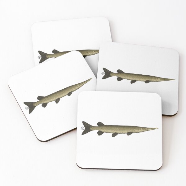 Item preview, Gar - Vintage Japanese Inspired Art - Gar Fish - Monster Fish designed and sold by Kabuji Store.