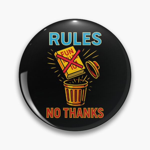 Item preview, Rules No Thanks - Fun Rebel Energy designed and sold by Taans-Creation.