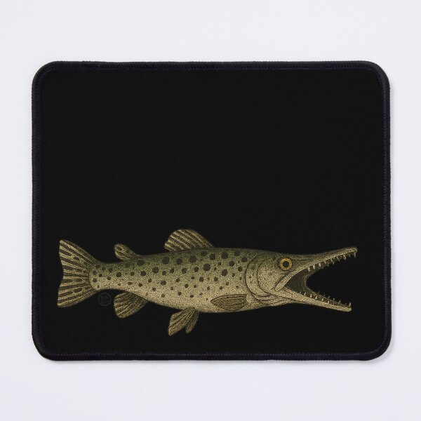 Item preview, Gar - Vintage Japanese Inspired Art - Florida Gar Fish - Monster Fish designed and sold by Kabuji Store.