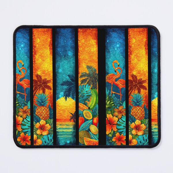 Item preview, Colorful artistic depiction of a tropical summer day. designed and sold by Piotrek0001.