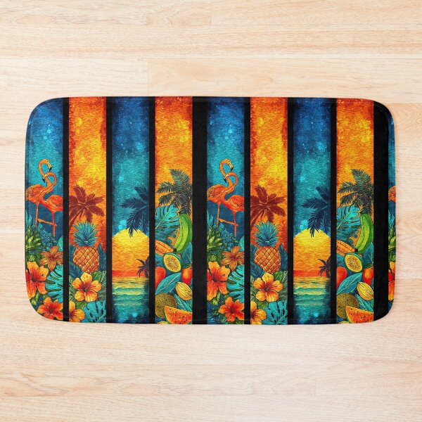 Item preview, Colorful artistic depiction of a tropical summer day. designed and sold by Piotrek0001.