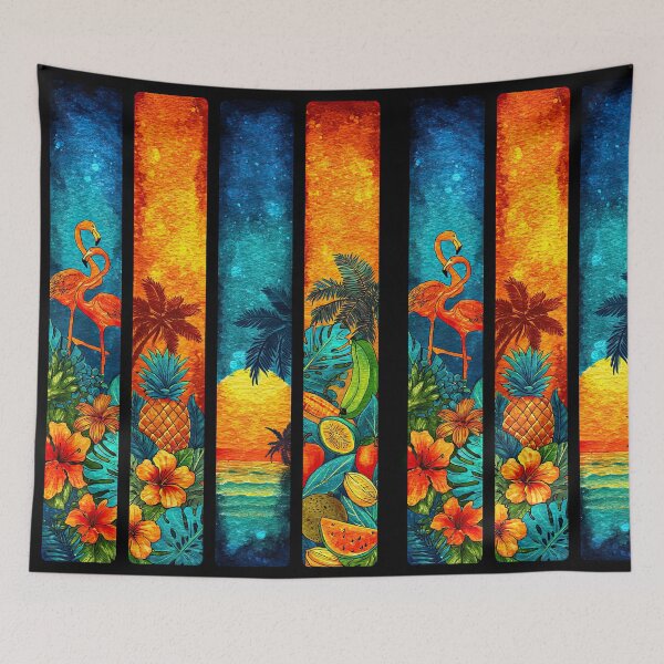 Item preview, Colorful artistic depiction of a tropical summer day. designed and sold by Piotrek0001.