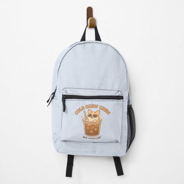 Item preview, Cold Brew Crew – Chillin’ Corgi in Coffee designed and sold by MLynCollective.