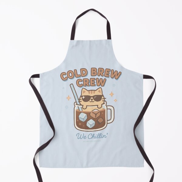 Item preview, Cold Brew Crew – Chillin’ Cat in Coffee Cup designed and sold by MLynCollective.