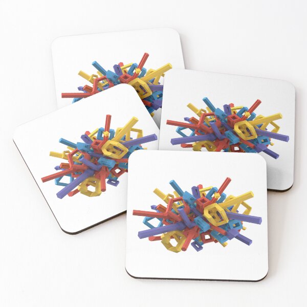 Item preview, "Explosion of colorful geometry" designed and sold by Tecno-Art-Land.