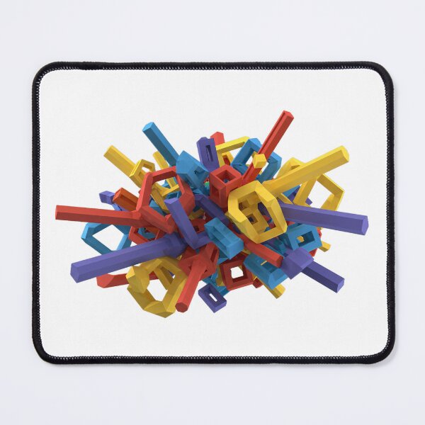 Item preview, "Explosion of colorful geometry" designed and sold by Tecno-Art-Land.