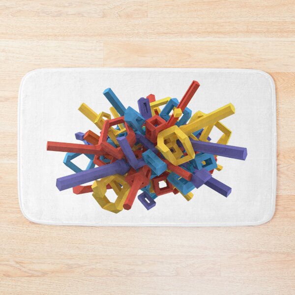 Item preview, "Explosion of colorful geometry" designed and sold by Tecno-Art-Land.
