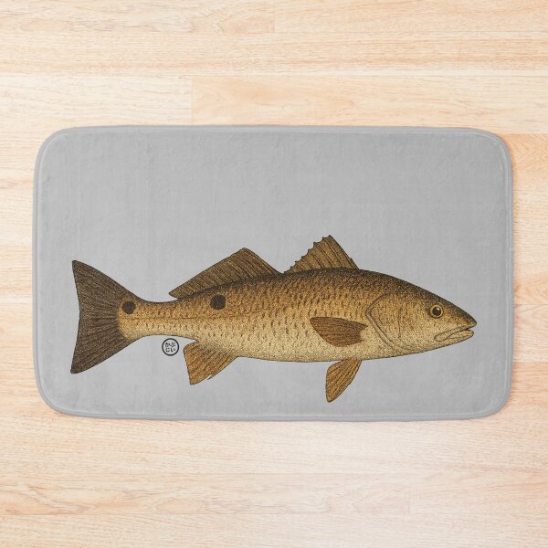 Item preview, Red Drum - Vintage Japanese Inspired Art - Red Drum Fish designed and sold by Kabuji Store.
