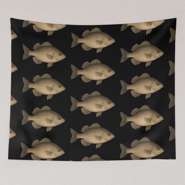Item preview, Mojarra - Vintage Japanese Inspired Art - Mojarra Fish designed and sold by Kabuji Store.