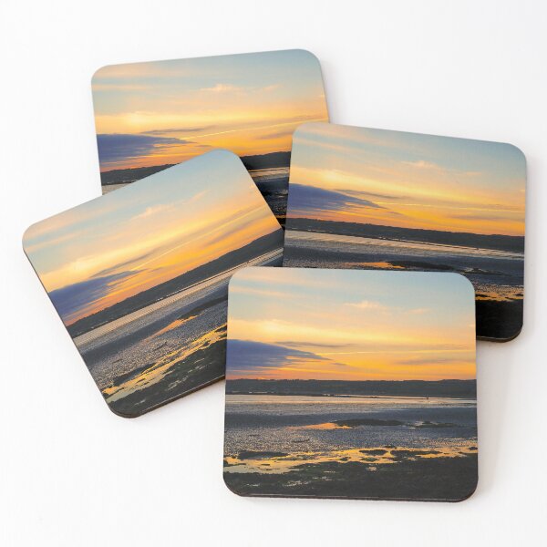 Item preview, Cornish Sunset Serenity – Peaceful Coastal Landscape Print designed and sold by Rowena Ko.