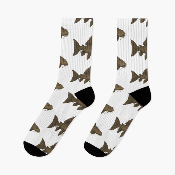 Item preview, Plecostomus - Vintage Japanese Inspired Art - Pleco Fish designed and sold by Kabuji Store.
