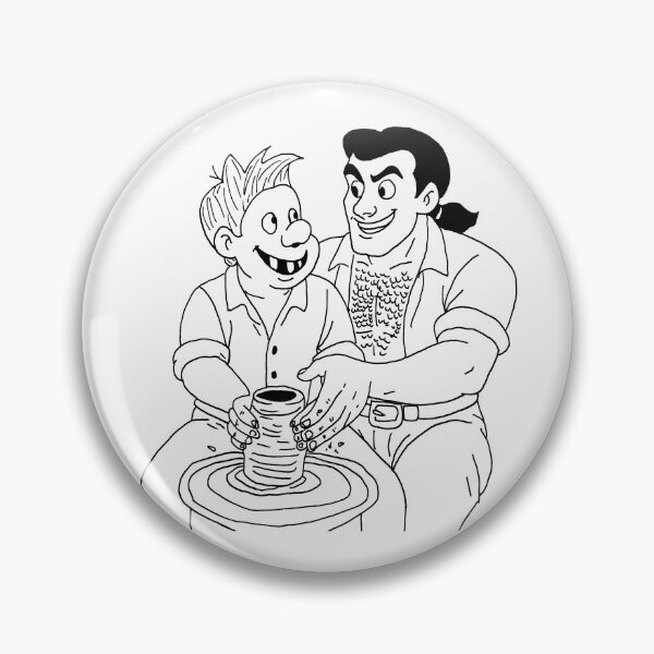 Item preview, Ghost x Beauty and the Beast designed and sold by Purrgatory Pop.