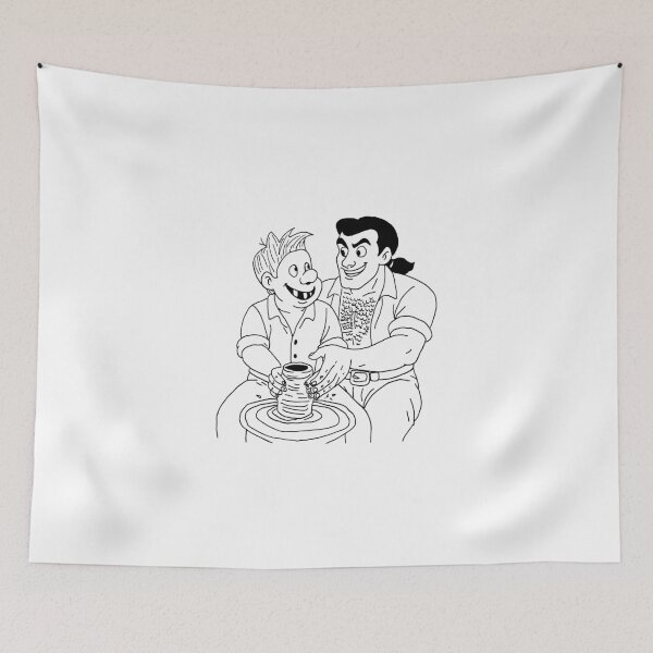Item preview, Ghost x Beauty and the Beast designed and sold by Purrgatory Pop.