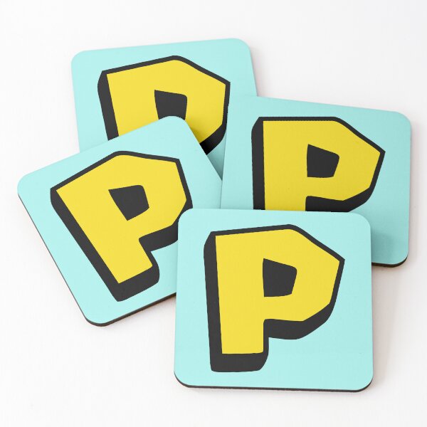 Item preview, Video Game Style Letter P – Fun and Colorful Text designed and sold by charlypicazo.