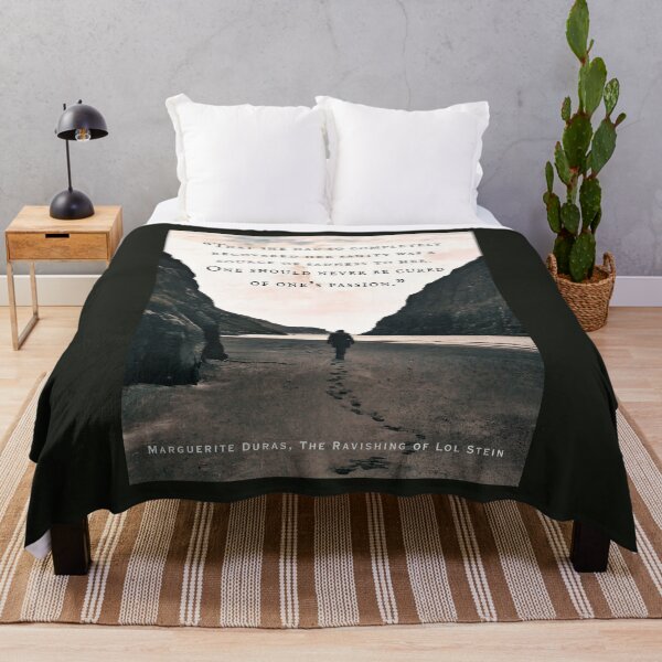 Item preview, Marguerite Duras quote:That she had so completely recovered her sanity was a source of sadness to her. One should never be cured of one's passion. designed and sold by artbleed.