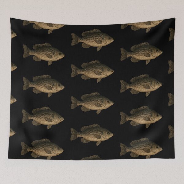 Item preview, Tilapia - Vintage Japanese Inspired Art - Tilapia Fish designed and sold by Kabuji Store.