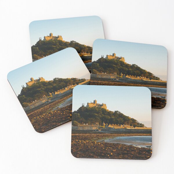 Item preview, Sunset Glow at St Michael’s Mount – Castle by the Sea designed and sold by Rowena Ko.